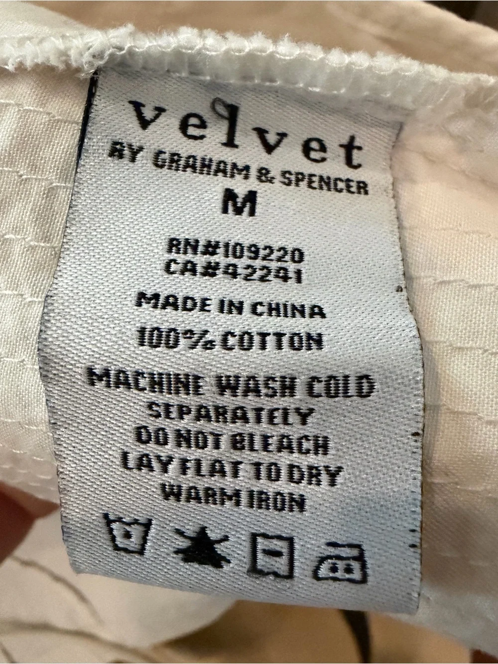 Velvet by Graham & Spencer Cream Utility Jacket with Zip & Snaps